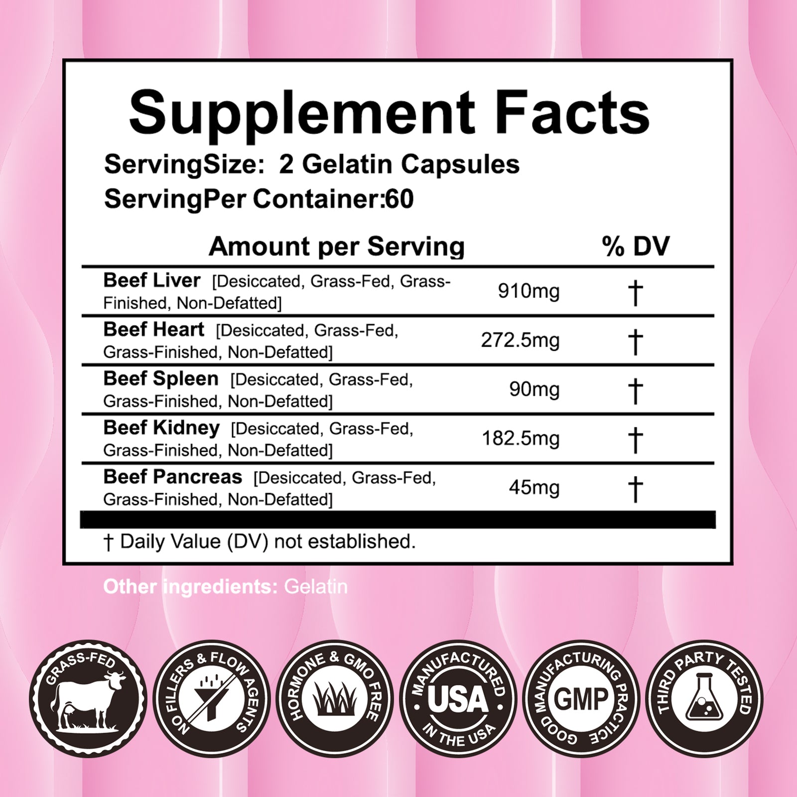 Grass-Fed Beef Organ Supplement For Women