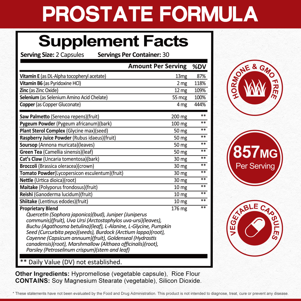 Prostate Supplement & Nitric Oxide Booster Kit
